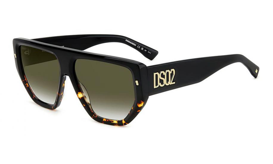 Dsquared2 D2 0088/S (WR7/9K) 60 | Unisex Siyah Güneş Gözlüğü